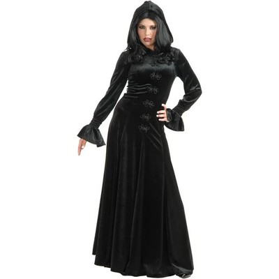 CHARADES TWILIGHT HOODED DRESS M