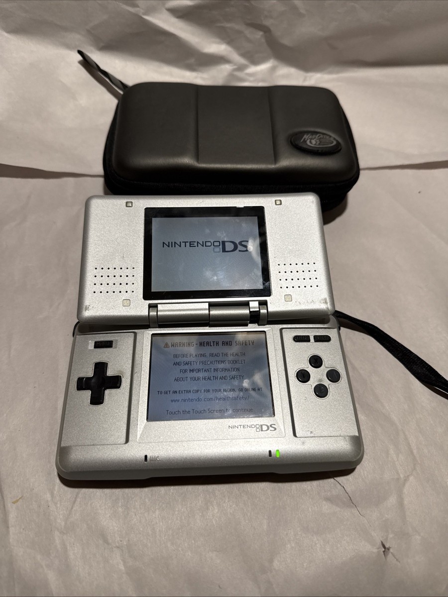 Nintendo NINTENDO DS NTR-S-PWWA 本体 Nintendo DS NTR-001 Original Console Silver Tested Works | eBay