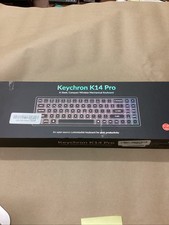 Keychron K14 PRO QMK/VIA Wireless Mechanical Keyboard Brown Switches RGB Lights