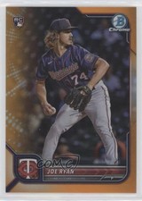 2022 Bowman Chrome Orange Refractor 6/25 Joe Ryan #8 0xz8