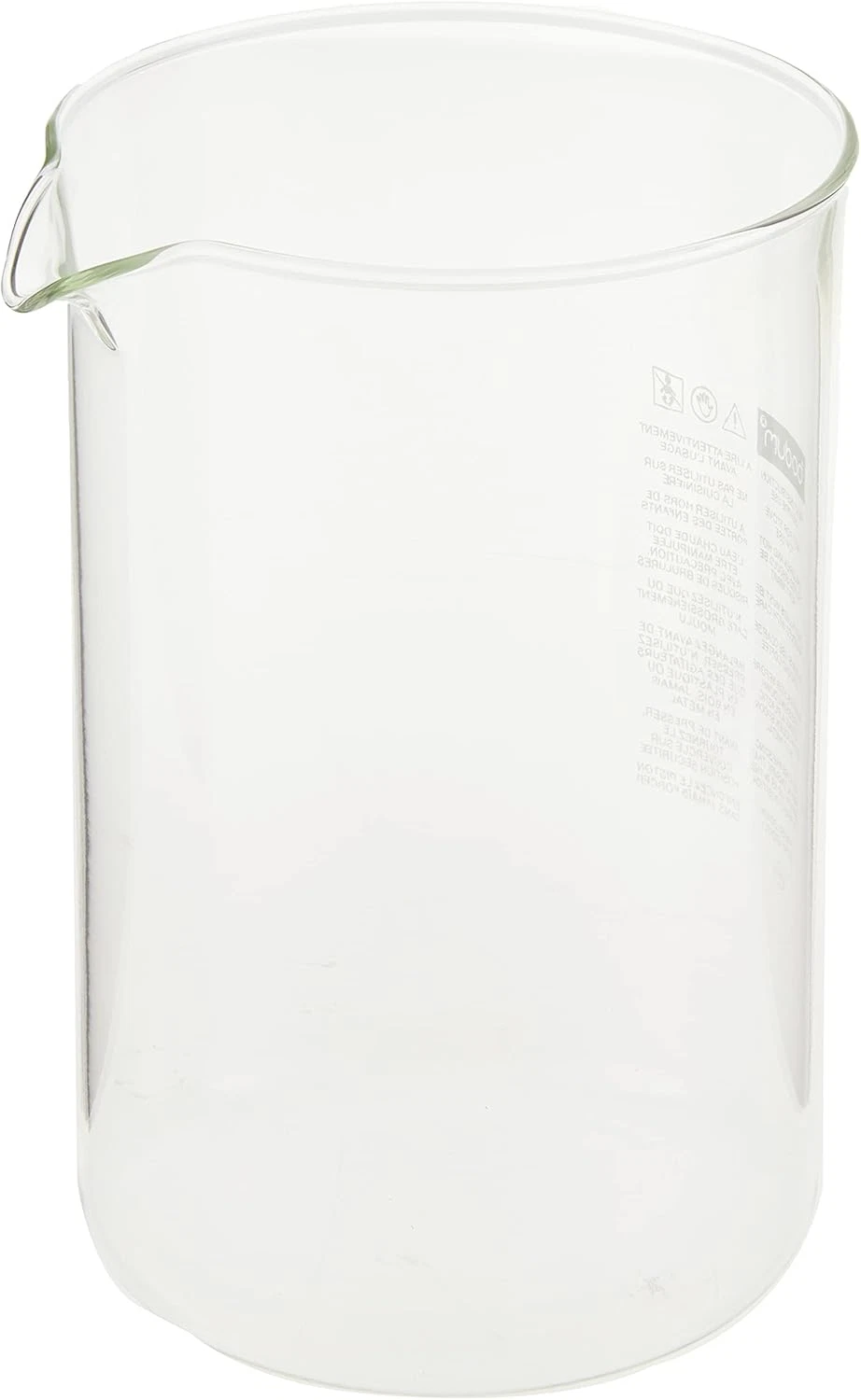 51Oz Spare Carafe for French Press, High-Heat Borosilicate Glass