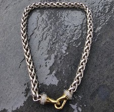 David Yurman Large 8mm Wheat Chain Necklace 1...