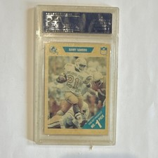 Pro Set 1989 Barry Sanders #494 Rookie PSA Graded Detroit Lions NFL