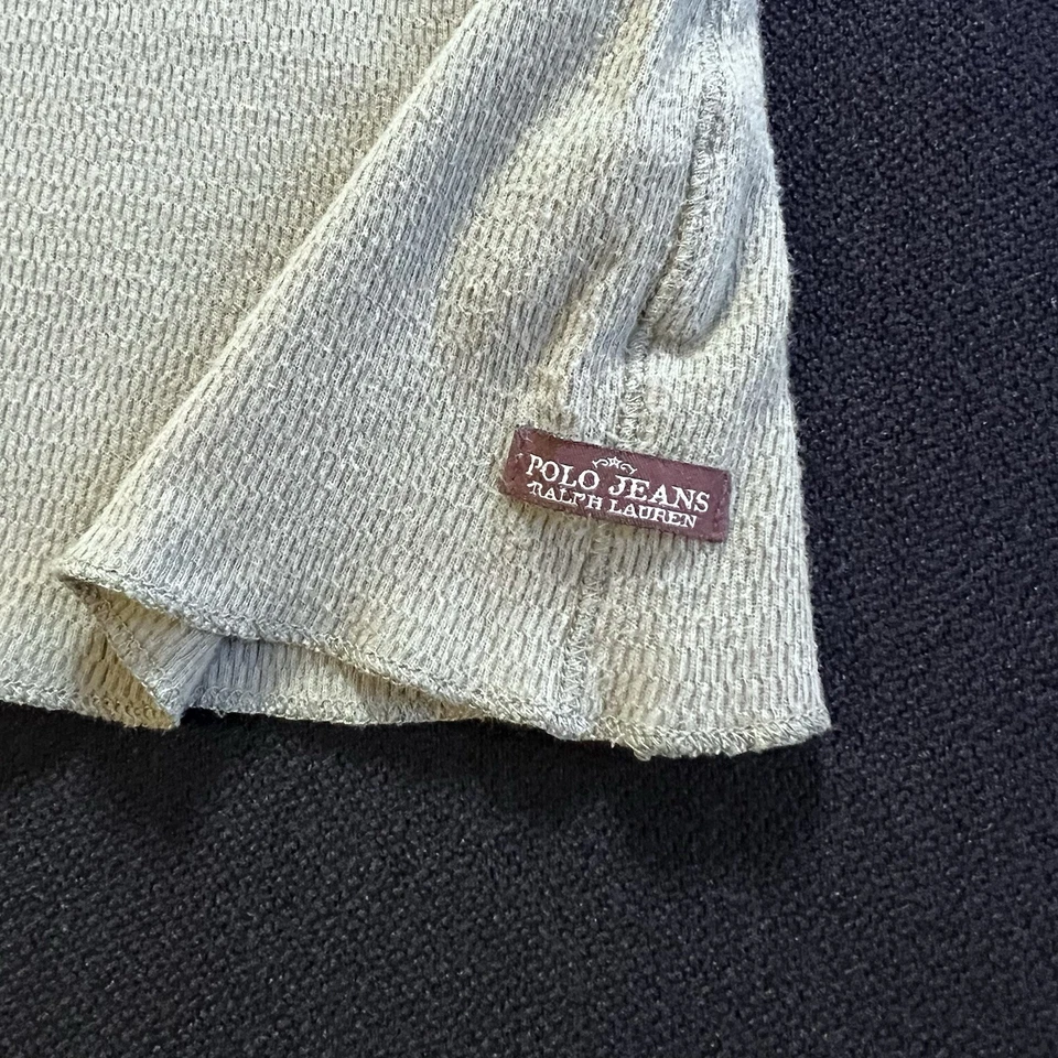 Винтажная женская вязаная толстовка с капюшоном Polo Jeans Ralph Lauren Цвет зеленый Размер Medium - Изображение 3 из 4