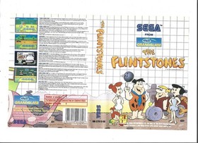 Sega Master System  THE FLINTSTONES  w/Cartridge & Box (CB)