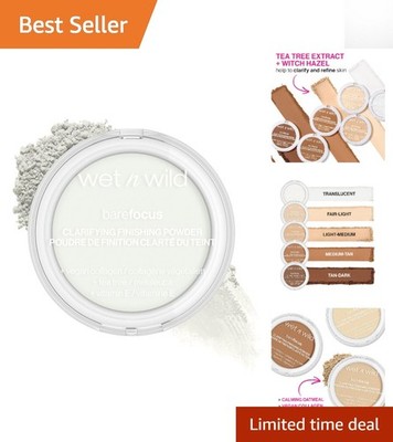 Translucent Pressed Setting Powder - Hydrating, Cruelty-Free Makeup Essential