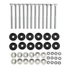 12pcs Trampoline Screws Galvanized Steel Enhance Stability Long Trampoline BFKR