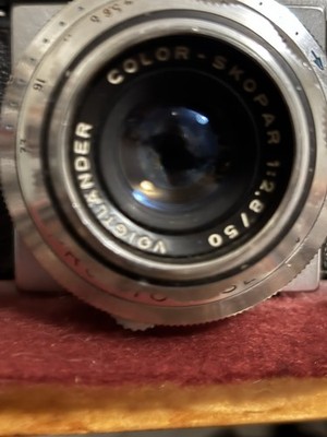Voightlander Vitomatic II. Color/skopar 2.8/50mm Lens | eBay