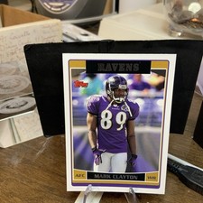 Mark Clayton, 2006 Topps, #170, Baltimore Ravens,