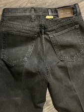 Vintage Calvin Klein Black 90s Jeans Men s Size 32 Bar Tack Fly Pants Dry-clean