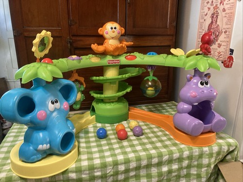 Fisher Price Go Baby Go Crawl & Cruise Musical Jungle RARE  Complete READ