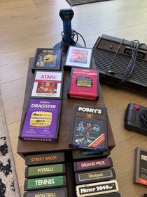Atari 2600 Bundle - 12 Games (All with Manuals) And Controllers + Paddles Q33