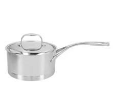 2.25 qt Sauce Pan With Lid, 18/10 Stainless Steel
