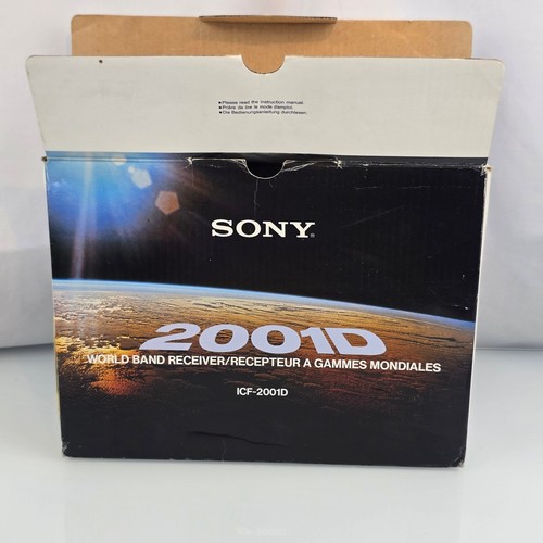 Sony ICF-2001D Air FM LW MW SW PLL Synthesized Receiver Radio Made in Japan READ