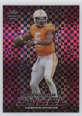 2023 Leaf Trinity Mega Box Steel /7 Hendon Hooker #S-35 Rookie RC 2s2