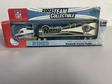 Squadra 2003 da collezione. Rimorchio per trattore St. Louis Rams-Kenworth. Edizione Limitata.
