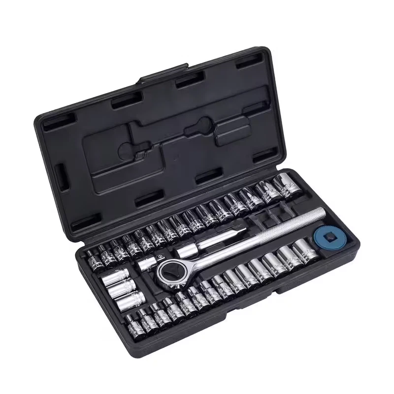 Anvil 40-piece socket set with case