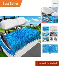 Golf Cart Seat Covers, Ultra-Soft Golf Cart Seat Towel Blanket for Yamaha, EZ...
