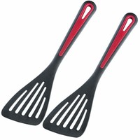 Westmark 2 Pfannenwender, LäNge: 30 Cm, Gallant, Schwarz/Rot
