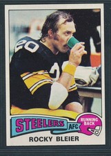 1975 Topps Football #39 ROCKY BLEIER Rookie RC, Pittsburgh Steelers ~ NM
