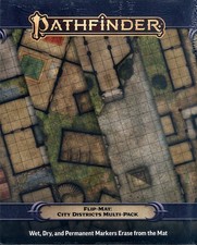 Paizo Flip-Mat City Districts - Multipack (Card Pack for Fantasy Role Playing Games)