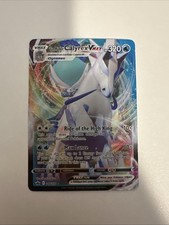 pokemon tcg chilling reign 046/198 ice rider calyrex vmax card - & V - - Ultra Rare Lot - 045/198 & Colorless Retreat Cost Ice Rider Calyrex VMAX #46