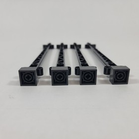 4 LEGO Pirate Ship Black Boat Mast 48002 2x2x20 48002a 4184 71042 7048 4195 6243