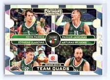 Zalgiris Kaunas 2025-26 Contenders EuroLeague #20 Team Quads #/125