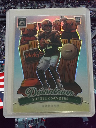 SHEDEUR SANDERS 2025 PANINI OPTIC DOWNTOWN #17 (RC) CLEVELAND BROWNS