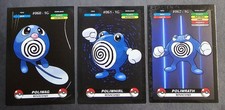 POLIWAG X POLIWHIRL X POLIWRATH EVOLUTION LOT - POKEMON KANTO CREALASER RARE CCG