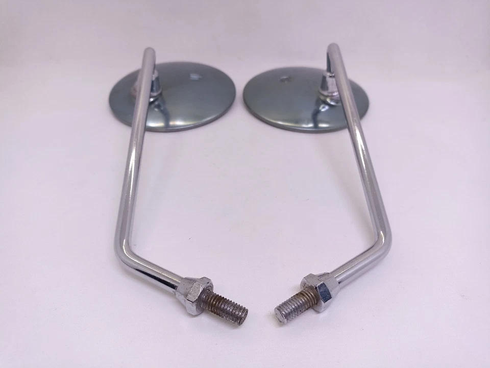 Par de espejos retrovisores Suzuki RV90 A100 AC100 AC50 AS50 AC90 8 mm NOS Japón Foto 2 de 4