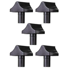 Easily Installable 5 Pack Replacement Control knobs Fit Various Models