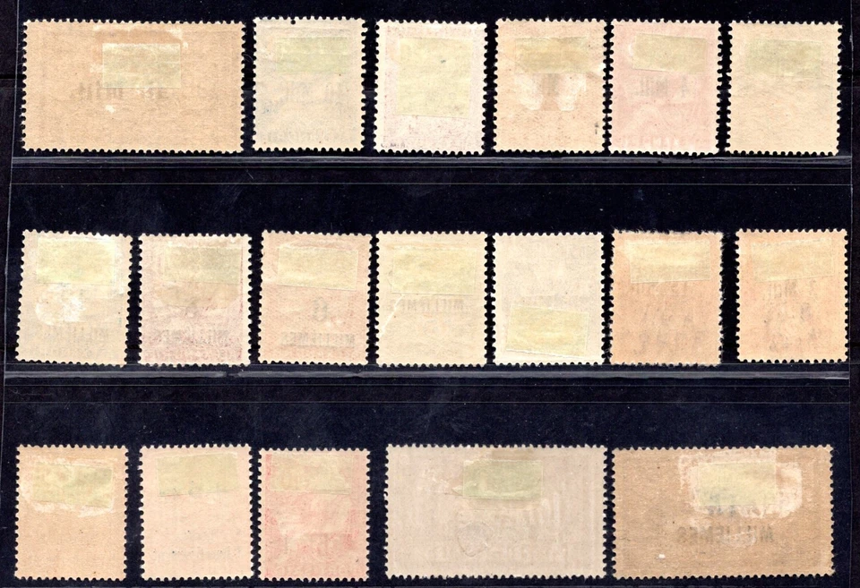 FRANCIA EGIPTO 1899 ALEJANDRÍA EMISIONES FRANCESAS COLECCIÓN DE 18 SELLOS COMO NUEVOS BISAGRAS Foto 2 de 2