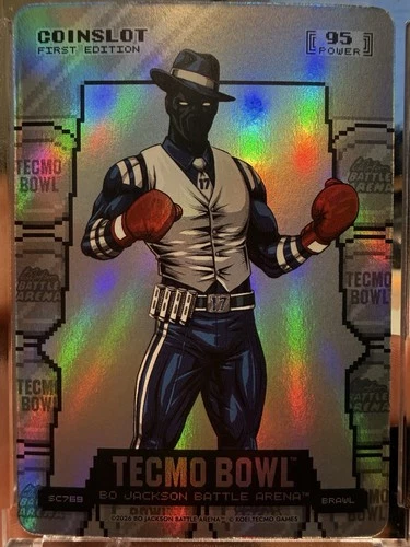 2026 Tecmo Bowl Coinslot First Edition Brawl 95 Power Bo Jackson Battle Arena