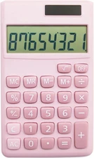Basic Standard Calculators Small Digital Desktop Calculator with 8-Digit LCD Dis