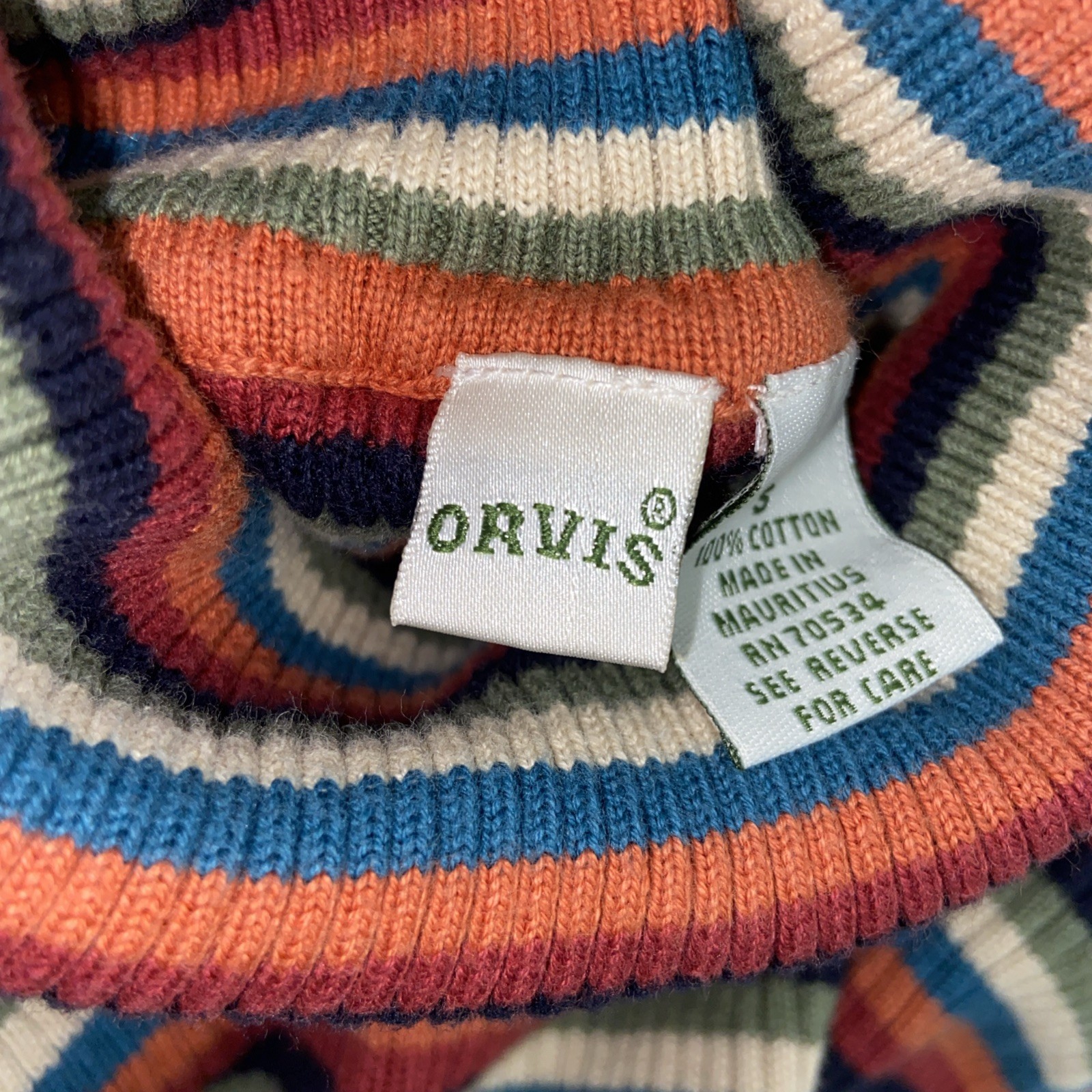 Orvis Pullover Turtle Neck Size Small - image 3