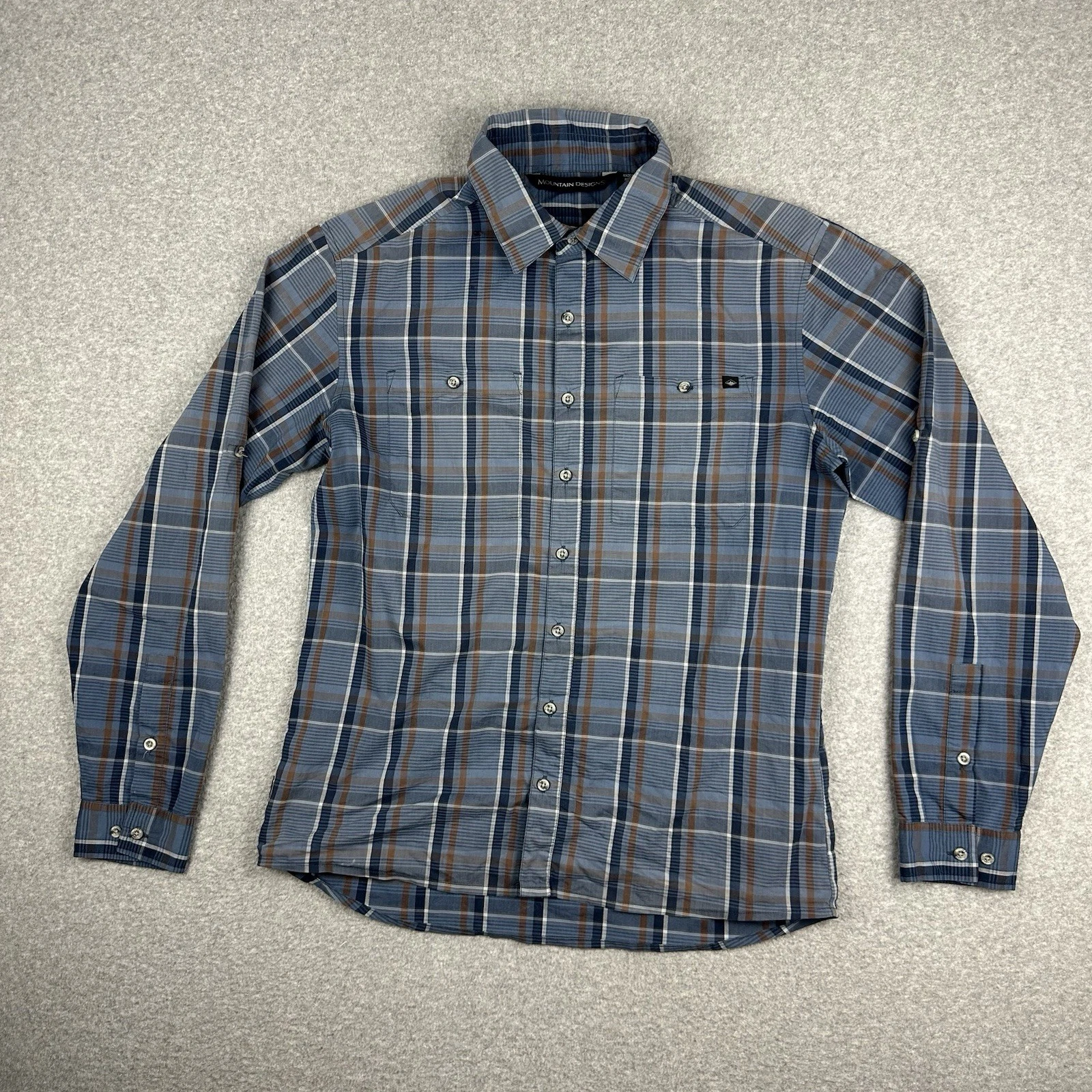 Mountain Designs Men's Long Sleeve Hiking Shirt Size M Grey Plaid Chest Pockets
Opens in a new windo