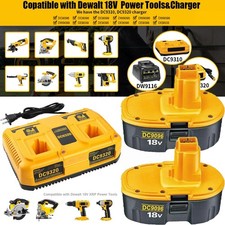 2-4PACK 18 Volt For DeWalt 18V 7.0Ah Battery OR Charger DC9096 DC9099 DC9096-2