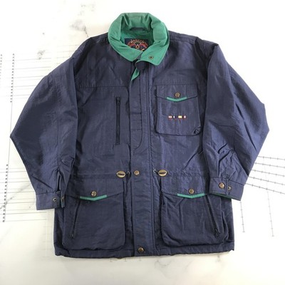 Vintage GANT Jacket Mens Large Blue The Regatta Nautical Parka Nylon Sailing 90s