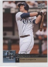 2009 Upper Deck Team Checklist Evan Longoria #489 d7j