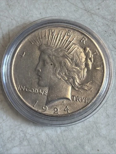 1924 peace silver dollar
