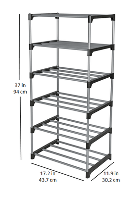 Mainstays 6 tier shoe rack hotsell