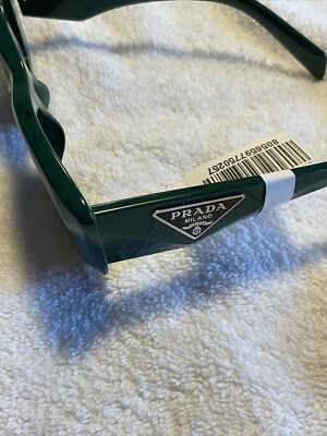 Prada Dark Green Sunglasses PR 13ZSF 16D5S0 52 PR 13ZSF 16D5S0 52