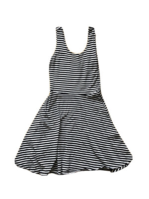 FIT AND FLARE Y-PLACKET POLO DRESS