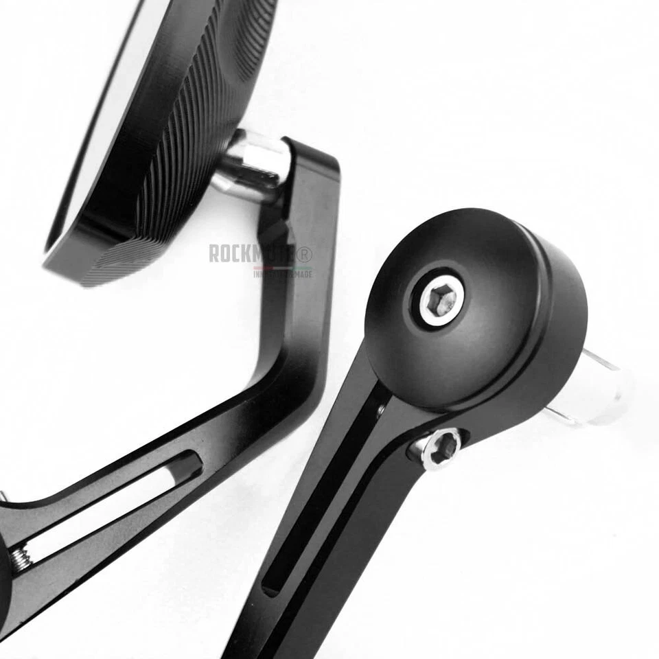 Vintage Round Mirrors Adjustable Pair For Aprilia SR125 SR150 SR160 SR50 SR50R - Image 4 of 4