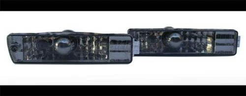 2x Frontblinker Blinker Schwarz / Chrom mit GL für Golf 2 II Jetta II Stoßstange - Bild 2 von 3