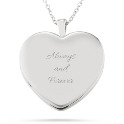 Things Remembered Sterling Silber YG Herz Medaillon