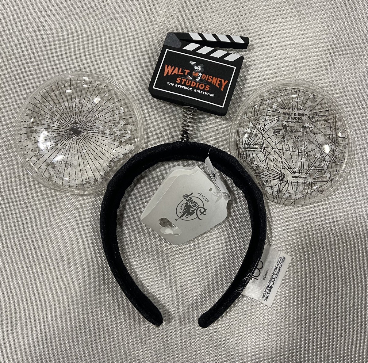 Disney Parks Disney100 Years Walt Disney Studios Mickey Ears Headband New 100th Anniversary Minnie Ear Headband is Seriously  main image 3