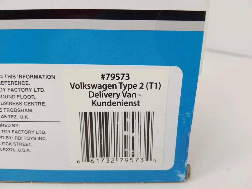 Motor Max Volkswagen Type 2 T1 delivery van KUNDENDIENST 1962 1/24 79573 - Immagine 3 di 3