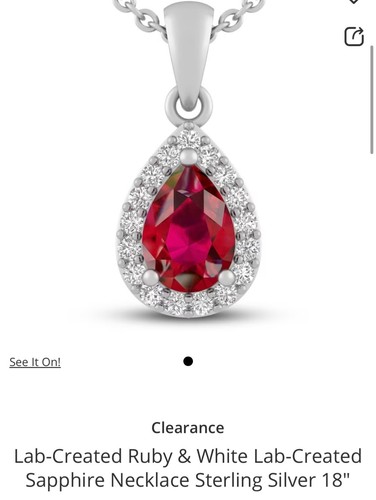 ruby kays teardrop necklace